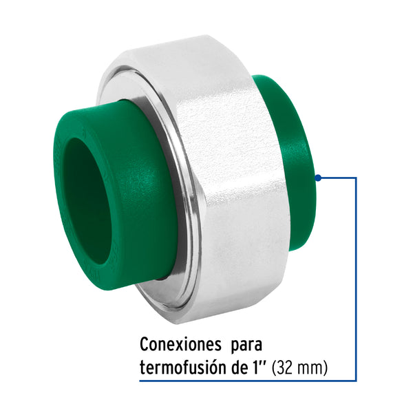 Tuerca Union PPR Termoflow 1" (32 mm)