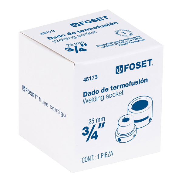 Dado para Termofusora  3/4" (25 mm) Foset