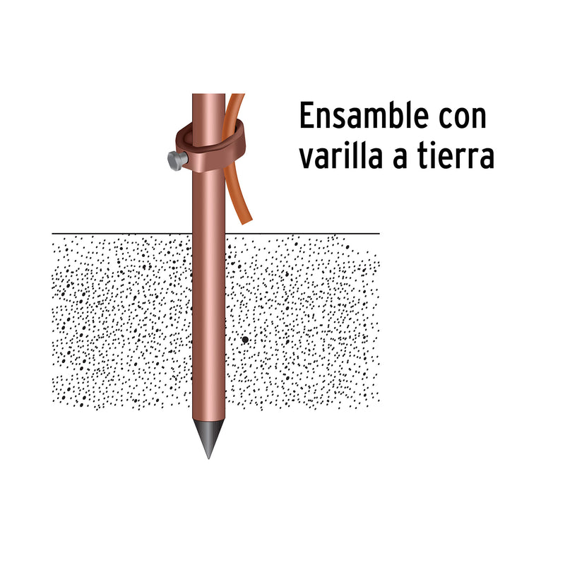 Conector para Varilla Copperweld Volteck