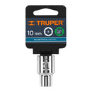 Dado Cuadro 1/2" de 6 Puntas Truper 10 mm