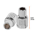 Dado Cuadro 1/2" de 6 Puntas Truper 10 mm