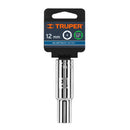 Dado Cuadro 1/2" Largo de 6 Puntas Truper 12 mm