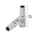 Dado Cuadro 1/2" Largo de 6 Puntas Truper 13 mm