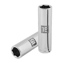 Dado Cuadro 1/2" Largo de 6 Puntas Truper 15 mm