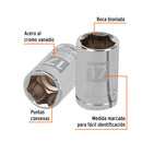 Dado Cuadro 1/2" de 6 Puntas Truper 17 mm