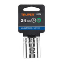 Dado Cuadro 1/2" de 6 Puntas Truper 24 mm