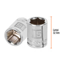 Dado Cuadro 3/8" de 6 Puntas Truper 15 mm