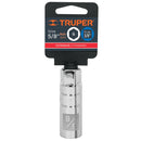 Dado Largo de 6 Puntas para Bujia STD Cuadro 3/8" de 5/8" Truper