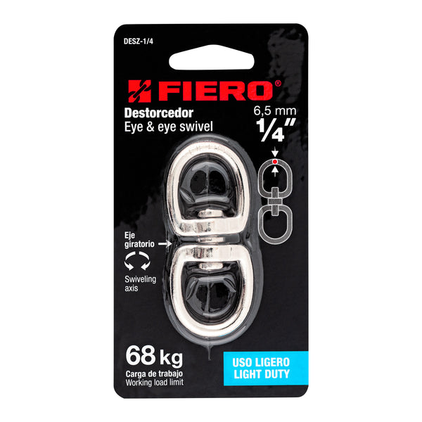 Destorcedor Metalico Fiero 1/4" (6.5 mm)