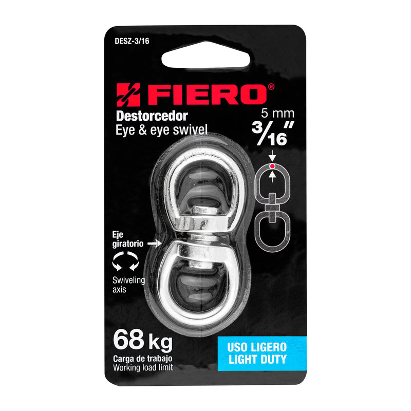 Destorcedor Metalico Fiero 3/16" (5 mm)