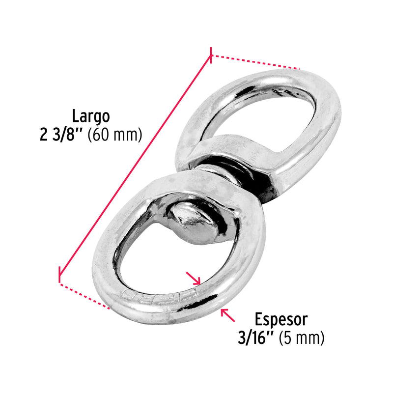 Destorcedor Metalico Fiero 3/16" (5 mm)