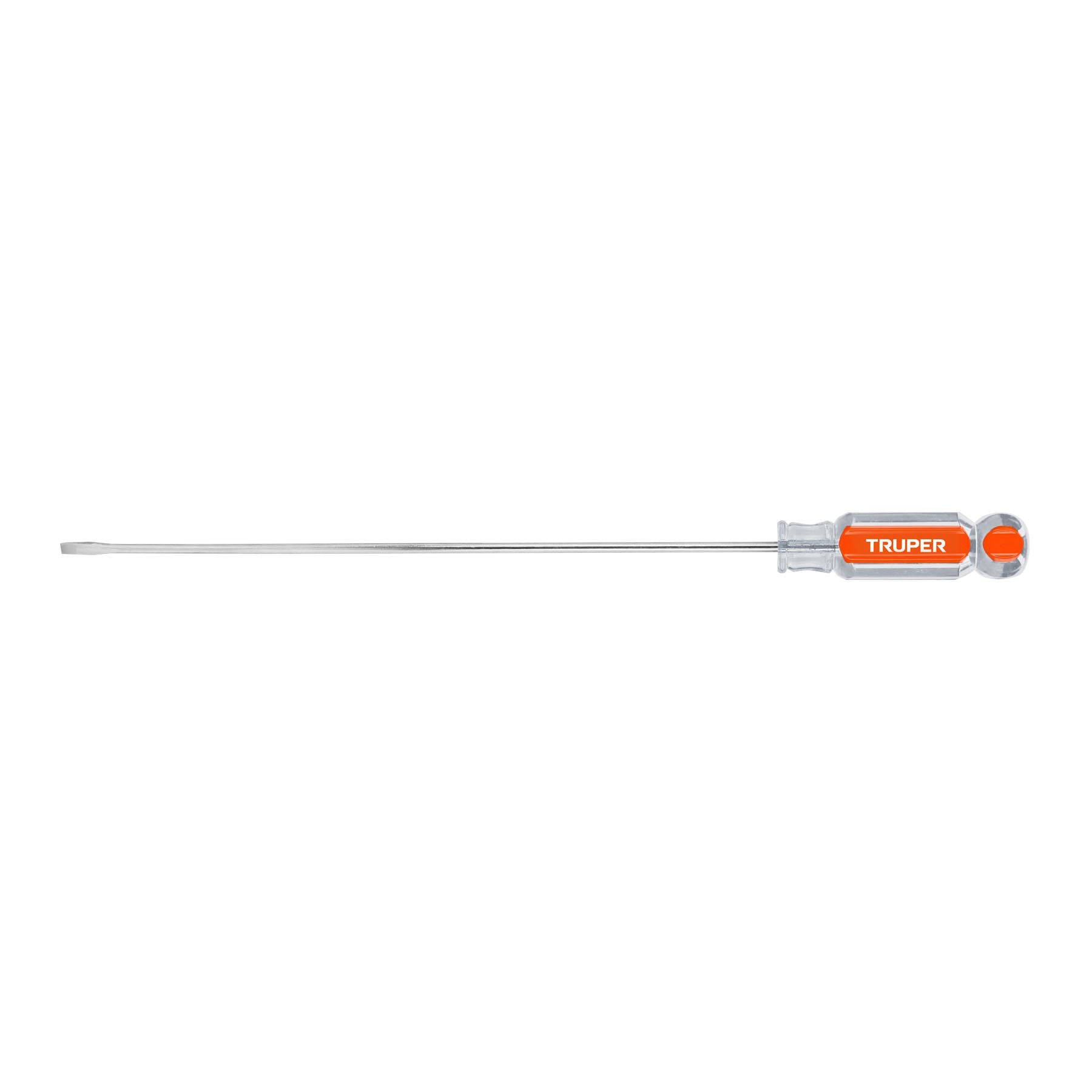 Desarmador Mango de Acetato Truper Plano 1/8" X  8"
