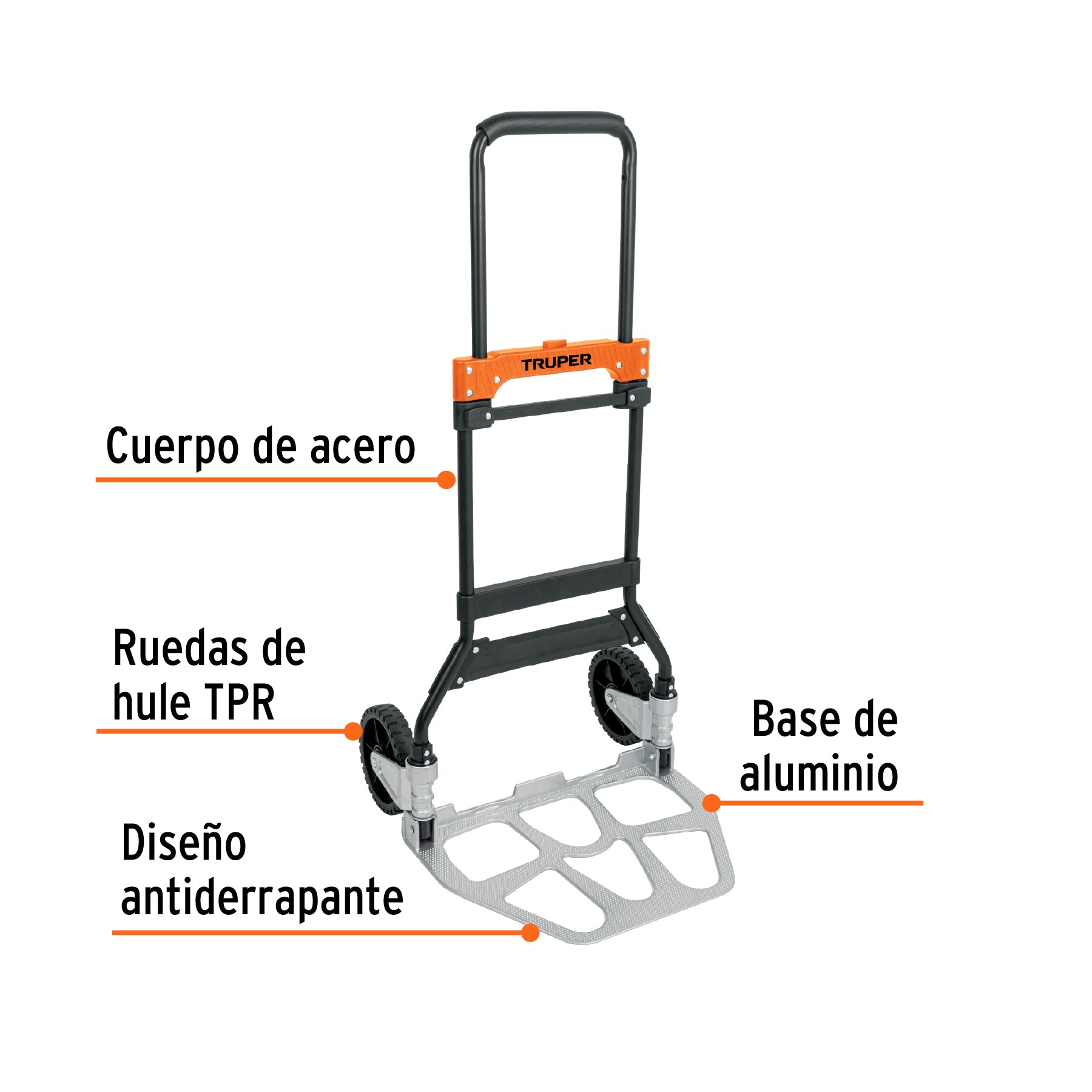 Diablo Plegable de Aluminio 120 Kilos Truper
