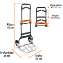 Diablo Plegable de Aluminio 170 Kilos Truper
