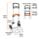 Diablo Plegable de Aluminio 200 Kilos Truper Expert