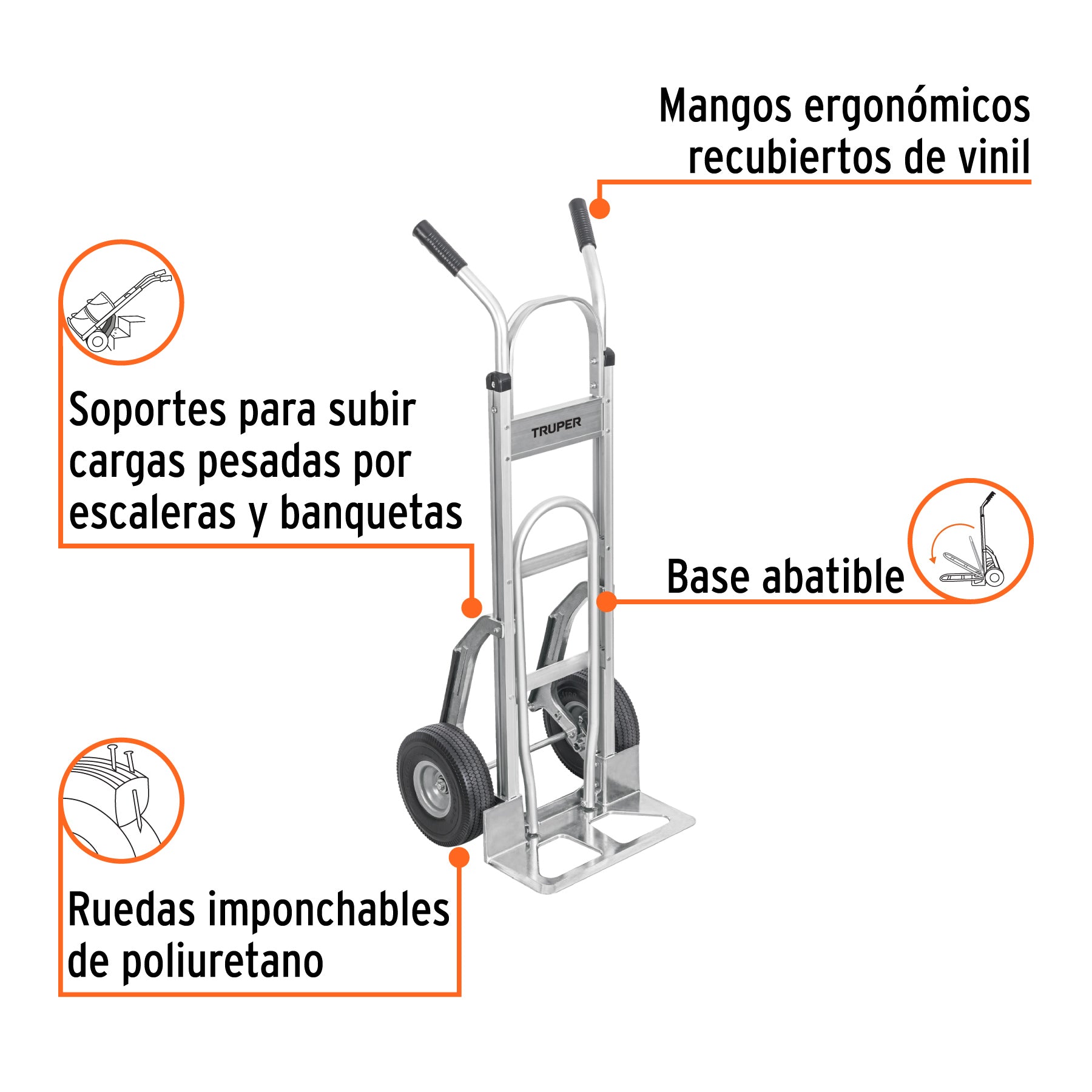 Diablo de Aluminio Capacidad 250 Kilos Truper