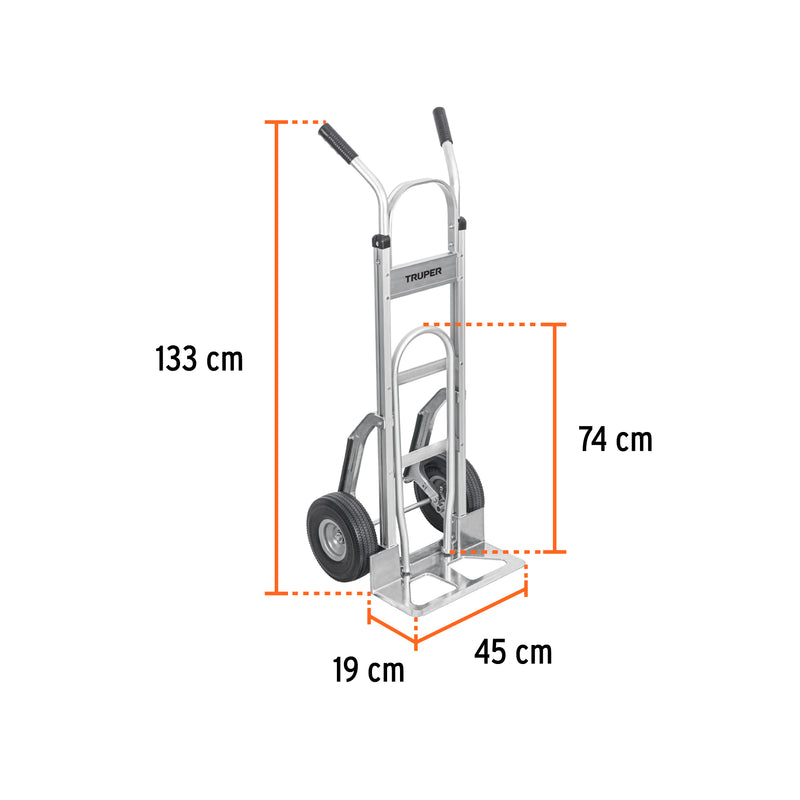 Diablo de Aluminio Capacidad 250 Kilos Truper