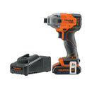 Destornillador de Impacto 1/4" Inalambrico 20 Volts 1 Bateria 1 Cargador Truper PRO