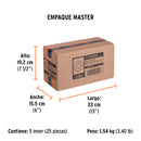 Caja con 5 Discos de Lija con Velcro Perforado 5" Grano 120 Truper