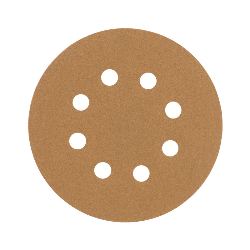 Caja con 5 Discos de Lija con Velcro Perforado 5" Grano 120 Truper