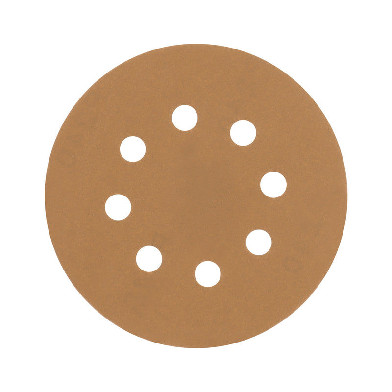 Caja con 5 Discos de Lija con Velcro Perforado 5" Grano 180 Truper