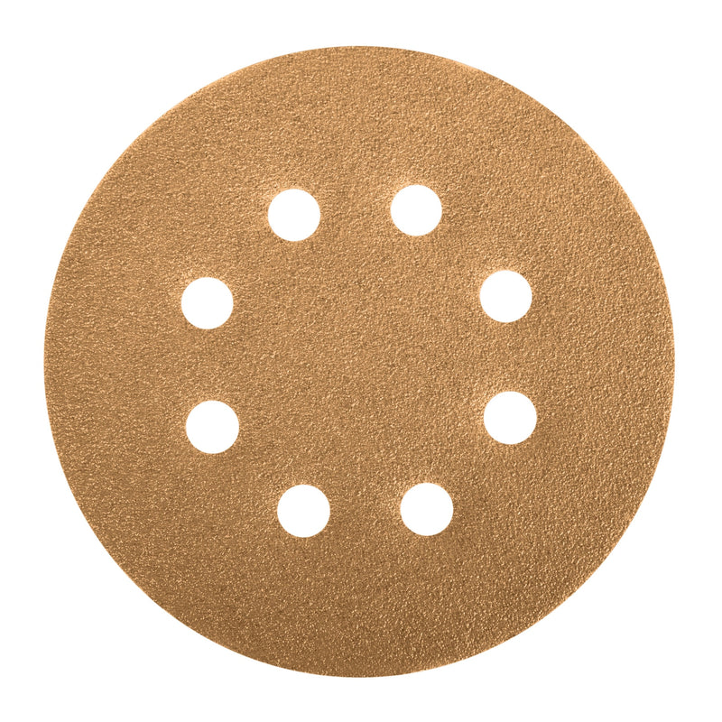 Caja con 5 Discos de Lija con Velcro Perforado 5" Grano 320 Truper