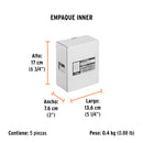 Caja con 5 Discos de Lija con Velcro Perforado 5" Grano  40 Truper