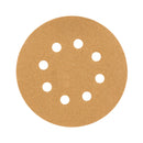 Caja con 5 Discos de Lija con Velcro Perforado 5" Grano  80 Truper