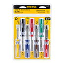 Juego de 7 Desarmadores de Caja Pretul