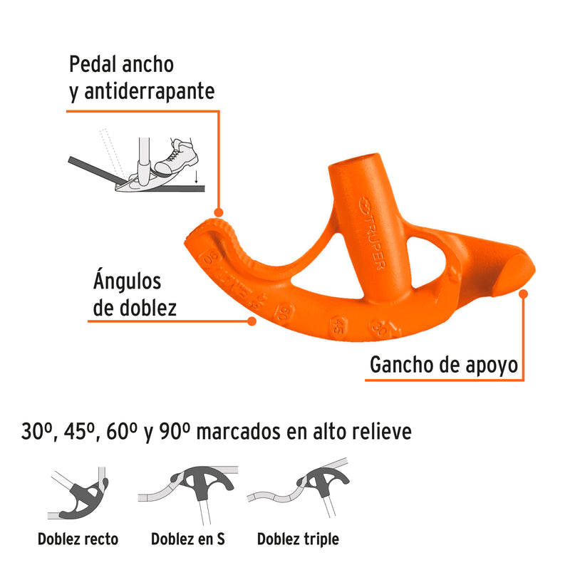 Doblador de Tubo Conduit Truper 3/4"