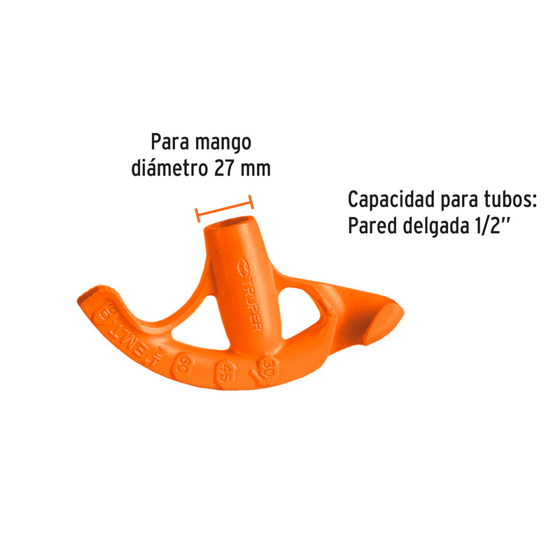 Doblador de Tubo Conduit Truper 1/2"