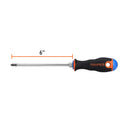 Desarmador Mango Comfort Grip Truper de Cruz 1/4" (
