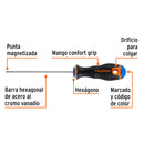 Desarmador Mango Comfort Grip Truper de Cruz 1/8" (