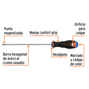 Desarmador Mango Comfort Grip Truper de Cruz 1/8" (