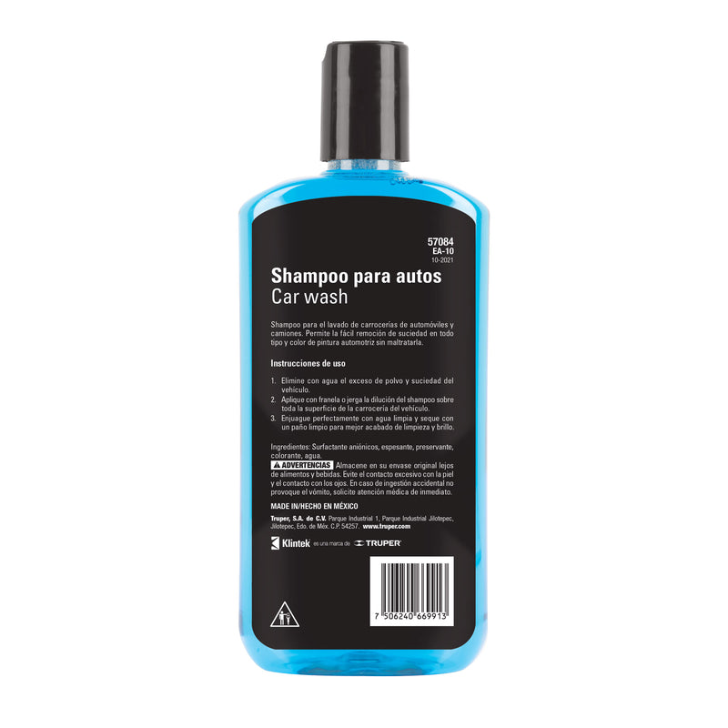 Shampoo para Auto 473 ml KLINTEK