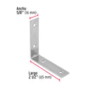 Esquinero Repicero 2"1/2 (64 mm) Fiero por Pieza