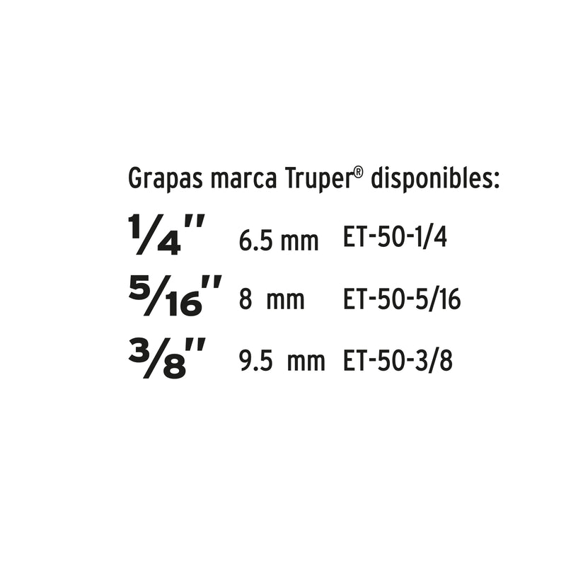Engrapadora Tipo Martillo Uso Rudo Truper