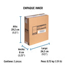 Luminario de Empotrar LED Redondo Volteck 18 Watts Luz de Dia