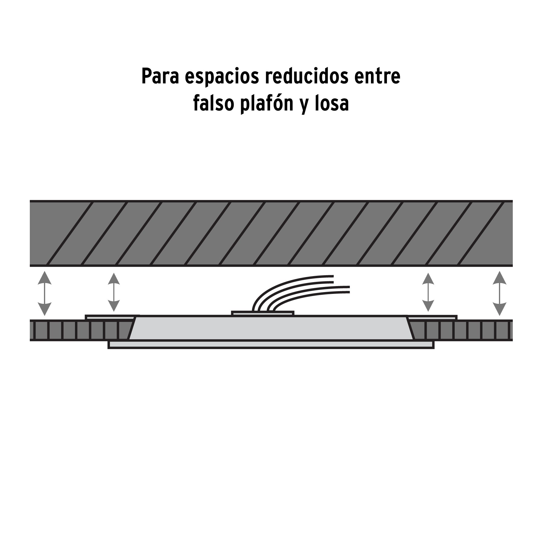 Luminario de Empotrar LED Redondo Ajustable Volteck  6 Watts Luz Blanca
