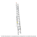 Escalera de Extension Tipo II Truper 20 Peldaños