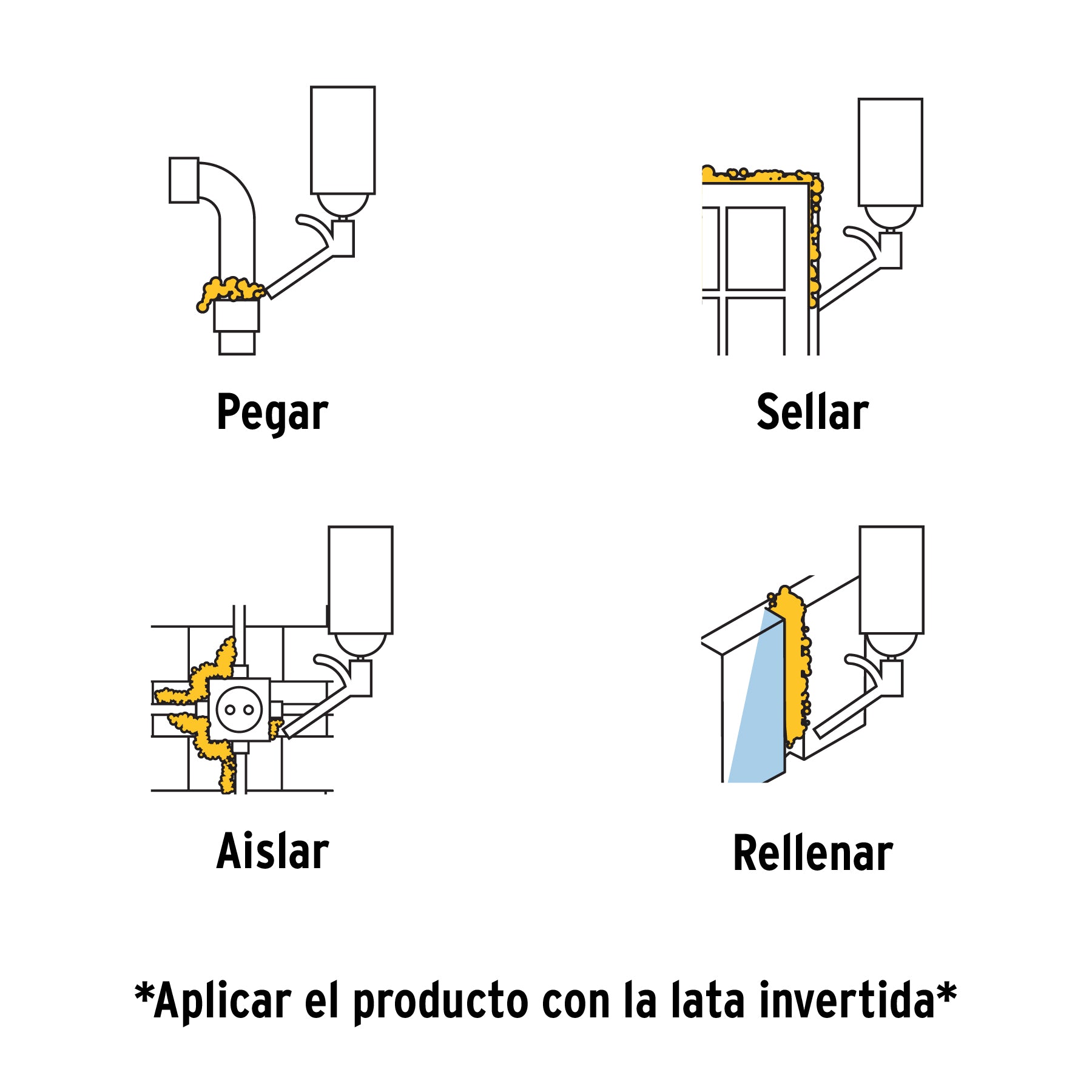Espuma Poliuretano Expansiva 300 ml TRUPER