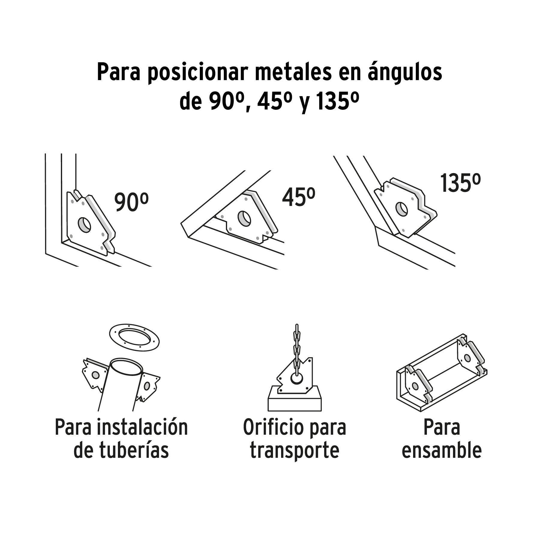 Escuadra Magnetica Para Soldar 4" Capacidad 20 kg Pretul
