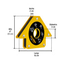 Escuadra Magnetica Para Soldar 4" Capacidad 20 kg Pretul