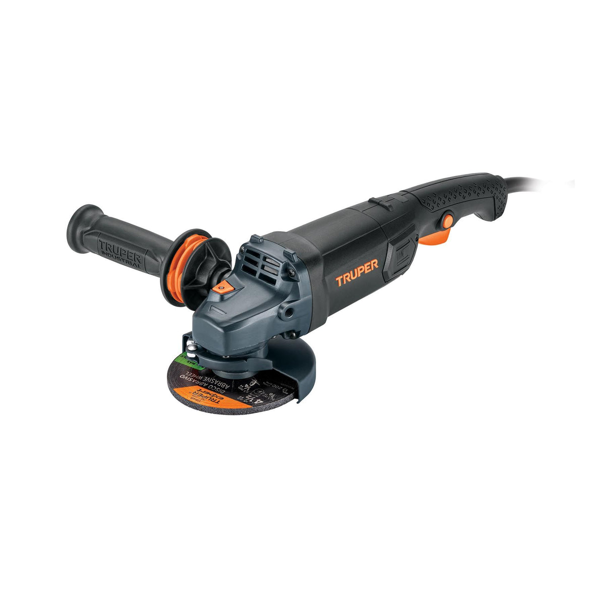 Esmeriladora Angular 4"1/2 - 1,250 Watts TRUPER INDUSTRIAL