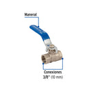 Valvula Esfera Roscable WOG Foset 200 PSI 3/8" (10 mm)