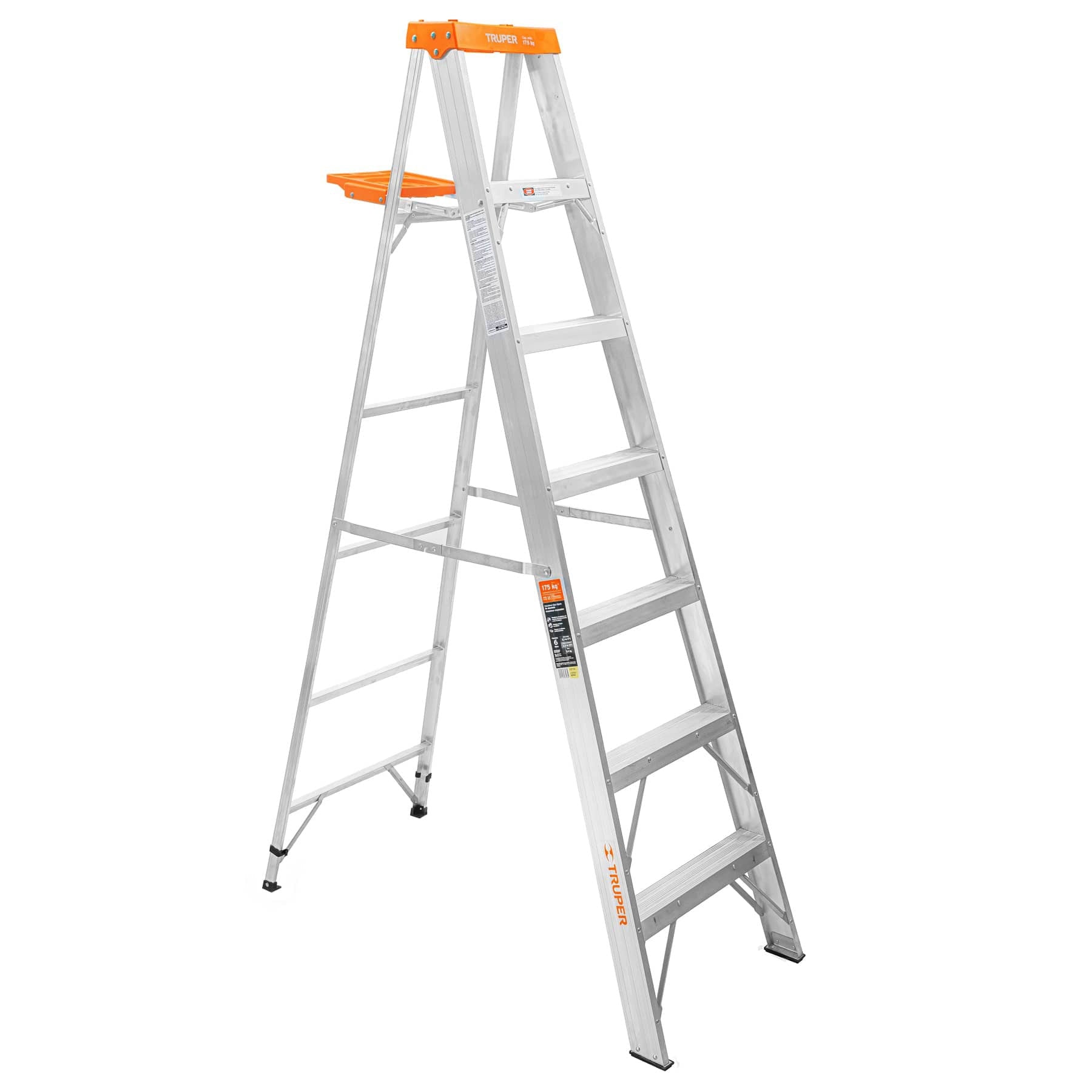 Escalera Tipo Tijera Tipo II Truper 6 Peldaños con Bandeja