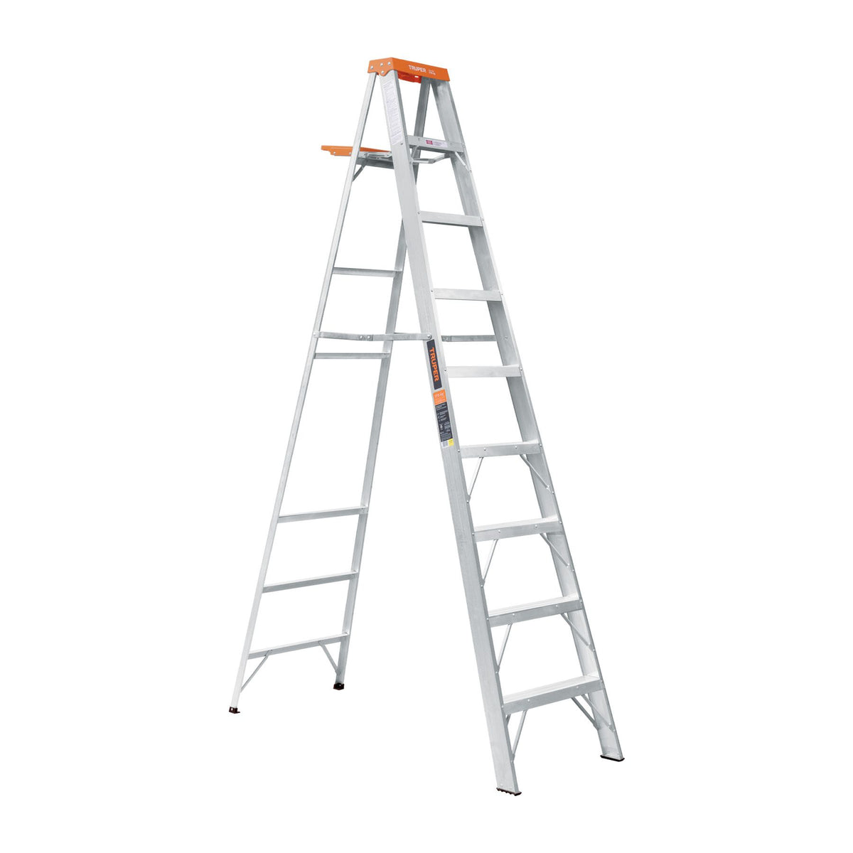 Escalera de Tijera Tipo II Truper 8 Peldaños y Bandeja