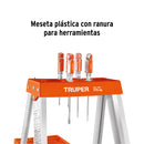 Escalera Tipo Tijera Tipo II Truper 9 Peldaños con Bandeja