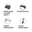 Escalera Plegable 2 Peldaños 150 Kg Truper