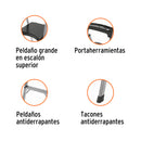 Escalera Plegable 3 Peldaños 150 Kg Truper